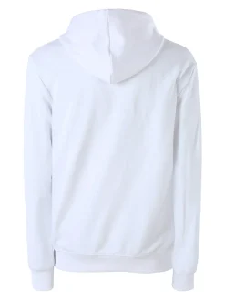 X-Cape Felpa da uomo in cotone con cappuccio - bianco