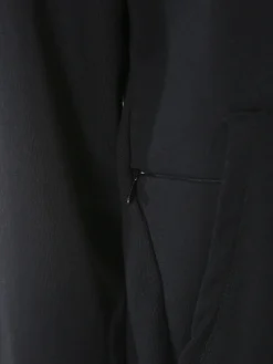X-Cape Felpa da uomo in cotone con cappuccio - nero