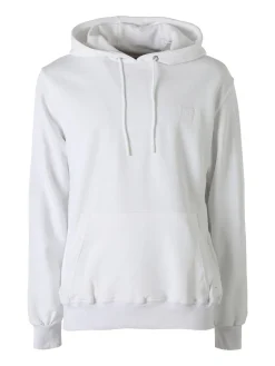 X-Cape Felpa da uomo in cotone con cappuccio - bianco