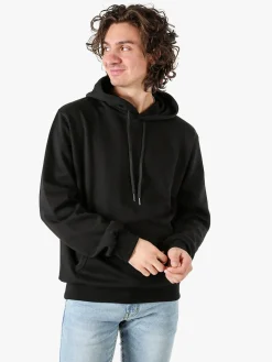 X-Cape Felpa da uomo oversize con cappuccio - nero