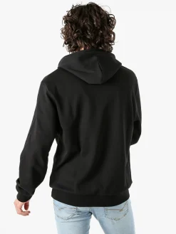 X-Cape Felpa da uomo oversize con cappuccio - nero