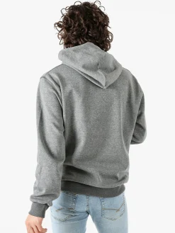 X-Cape Felpa da uomo oversize con cappuccio - grigio