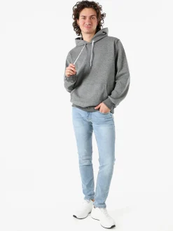 X-Cape Felpa da uomo oversize con cappuccio - grigio