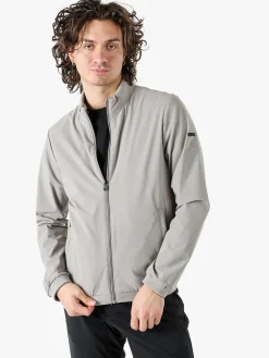 X-Cape Giacca a vento da uomo con zip in tessuto tecnico - sabbia