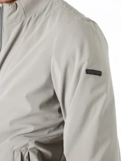 X-Cape Giacca a vento da uomo con zip in tessuto tecnico - sabbia