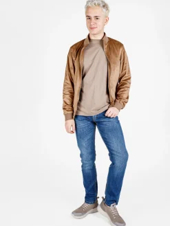 X-Cape Giacca da uomo in tessuto scamosciato con zip
