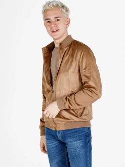 X-Cape Giacca da uomo in tessuto scamosciato con zip