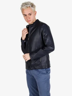 X-Cape Giacca uomo in ecopelle con zip