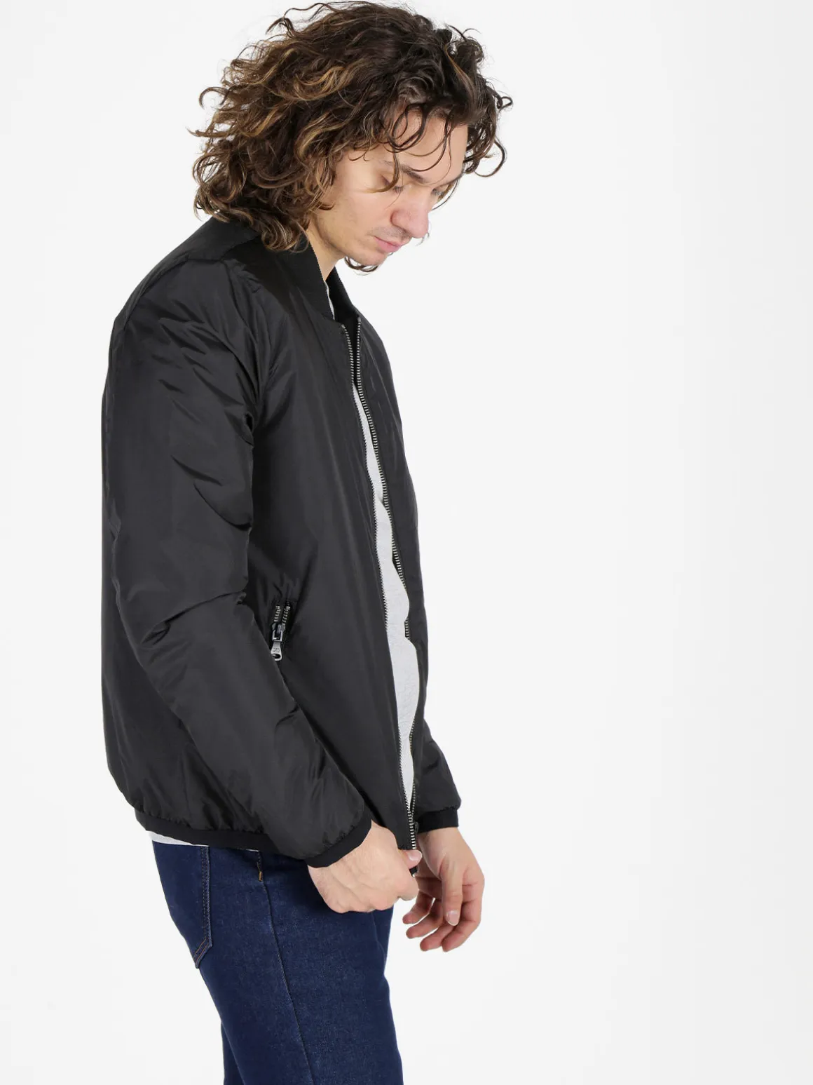 X-Cape Giubbino da uomo bomber con zip