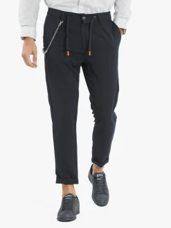 X-Cape Pantaloni casual da uomo con catena
