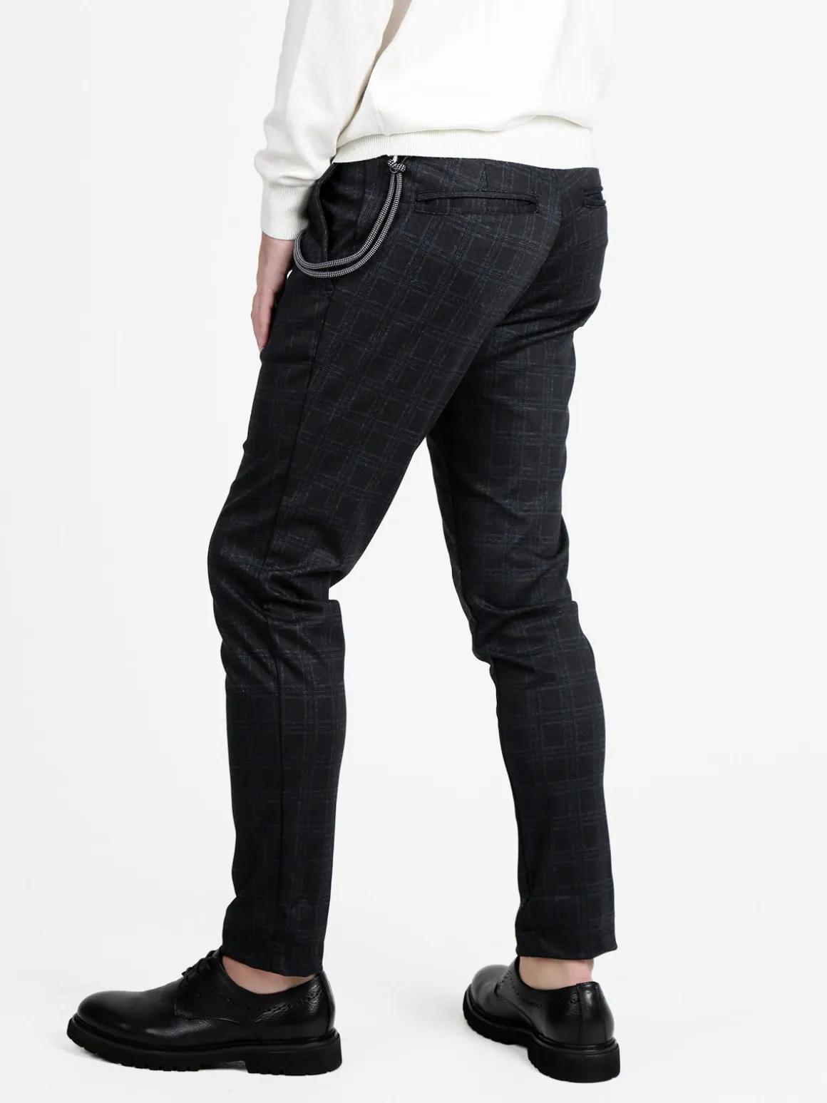 X-Cape Pantaloni casual da uomo a quadri
