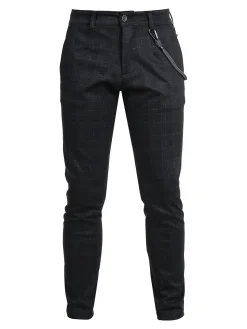 X-Cape Pantaloni casual da uomo a quadri