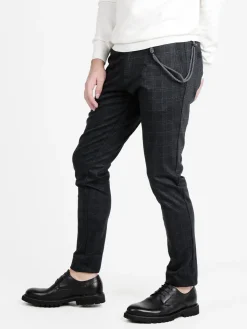 X-Cape Pantaloni casual da uomo a quadri