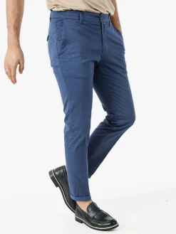 X-Cape Pantaloni slim fit da uomo in cotone - blu