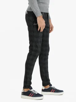 X-Cape Pantaloni slim fit da uomo a quadri