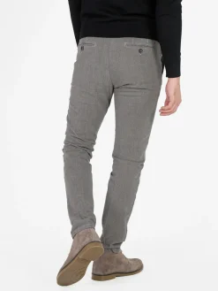 X-Cape Pantaloni slim fit da uomo in cotonte texturizzato