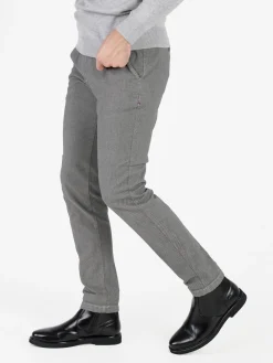 X-Cape Pantaloni slim fit da uomo in cotonte texturizzato