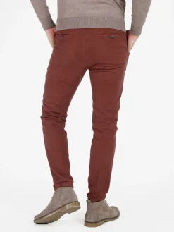 X-Cape Pantaloni slim fit da uomo in cotonte texturizzato