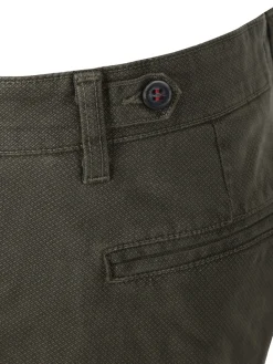 X-Cape Pantaloni uomo slim fit con stampa micro texture - militare