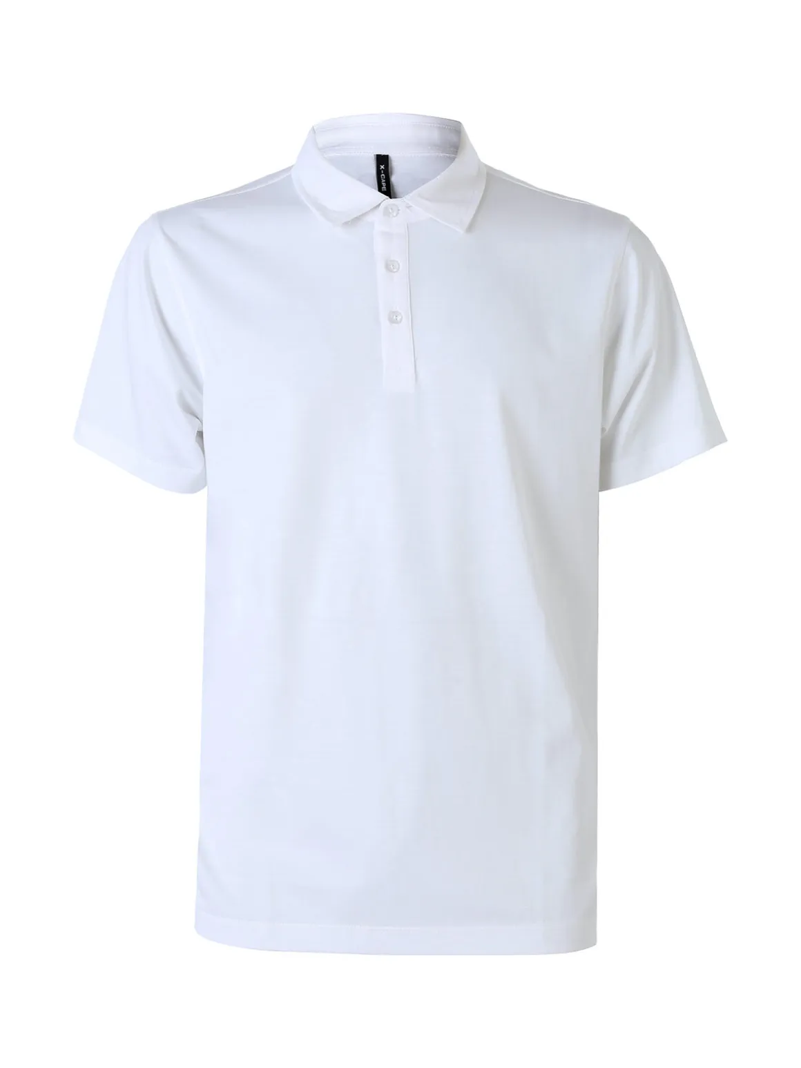 X-Cape Polo da uomo a maniche corte - bianco