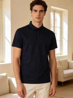 X-Cape Polo da uomo a maniche corte - blu scuro