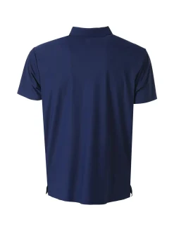 X-Cape Polo da uomo a maniche corte in tessuto tecnico - blu scuro