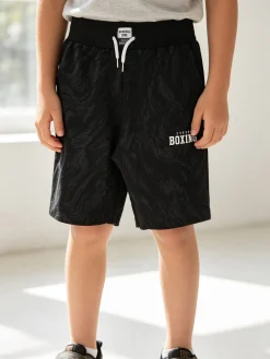 Xtreme Boxing Bermuda sportivi da ragazzo con coulisse - nero