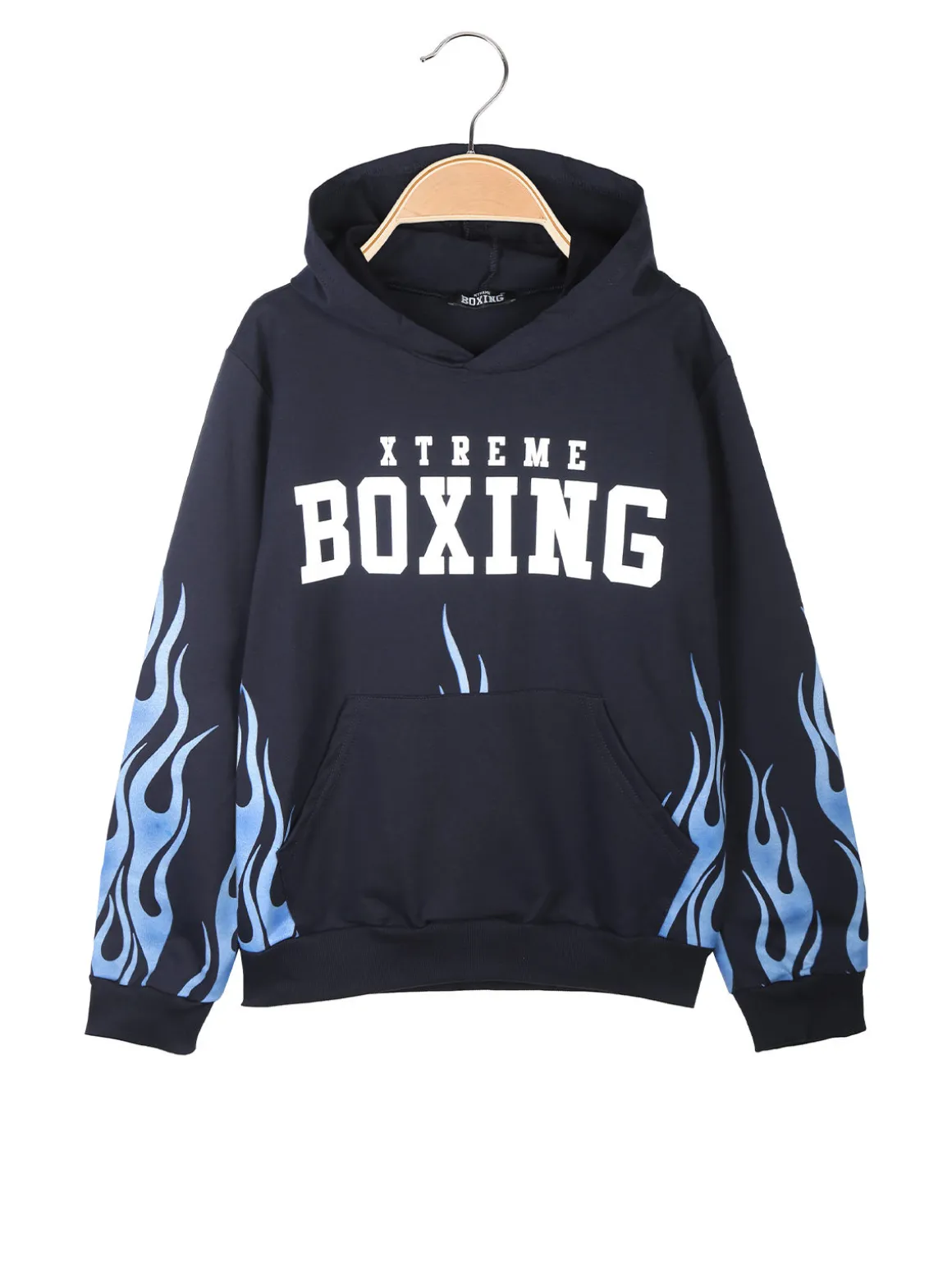 Xtreme Boxing Felpa da ragazzo in cotone con cappuccio e stampa logo