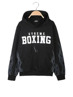 Xtreme Boxing Felpa da ragazzo con cappuccio e zip