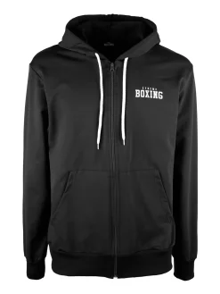 Xtreme Boxing Felpa da uomo con cappuccio e zip