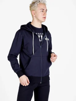 Xtreme Boxing Felpa da uomo con cappuccio e zip