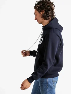 Xtreme Boxing Felpa da uomo con cappuccio - blu scuro