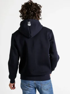 Xtreme Boxing Felpa da uomo con cappuccio e zip - blu scuro