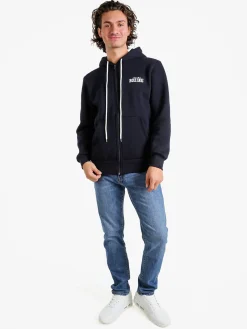 Xtreme Boxing Felpa da uomo con cappuccio e zip - blu scuro
