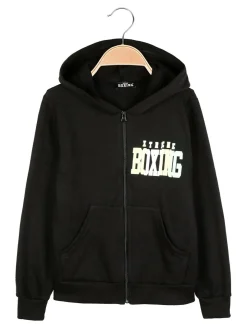 Xtreme Boxing felpa pesante con zip e cappuccio