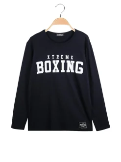 Xtreme Boxing Maglietta girocollo con stampa scritta