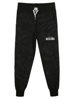 Xtreme Boxing Pantaloni sportivi da ragazzo con coulisse e polsini - nero