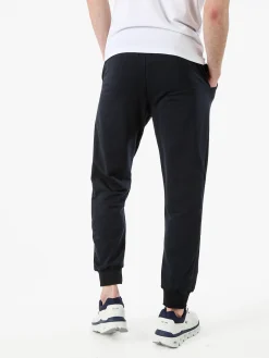 Xtreme Boxing Pantaloni sportivi da uomo in cotone con coulisse e polsini - nero