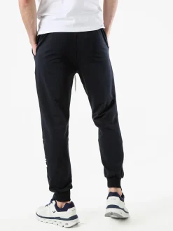 Xtreme Boxing Pantaloni tuta da uomo in cotone con coulisse e logo - blu scuro