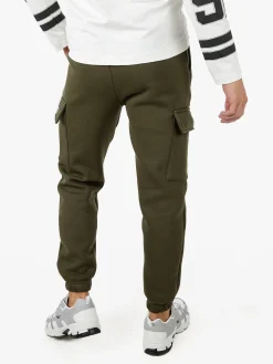Xtreme Boxing Pantaloni tuta cargo da uomo felpati - militare