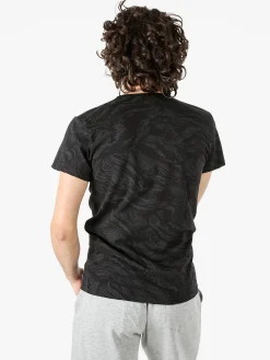 Xtreme Boxing T-shirt da uomo in cotone con logo - nero