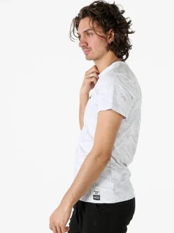 Xtreme Boxing T-shirt da uomo in cotone con logo - bianco