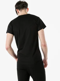 Xtreme Boxing T-shirt girocollo da uomo in cotone con logo - nero