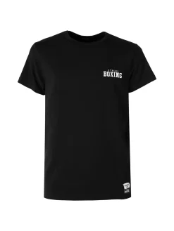 Xtreme Boxing T-shirt girocollo da uomo in cotone con logo - nero