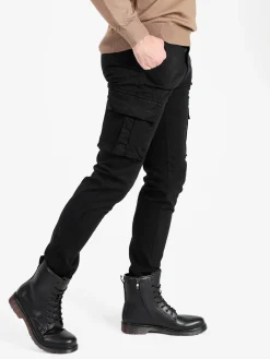 Yes Design Pantaloni da uomo con tasconi laterali