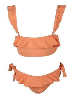 Yes! Do Kid'S Bikini da bambina a costine con volant