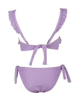 Yes! Do Kid'S Bikini da bambina a costine con volant