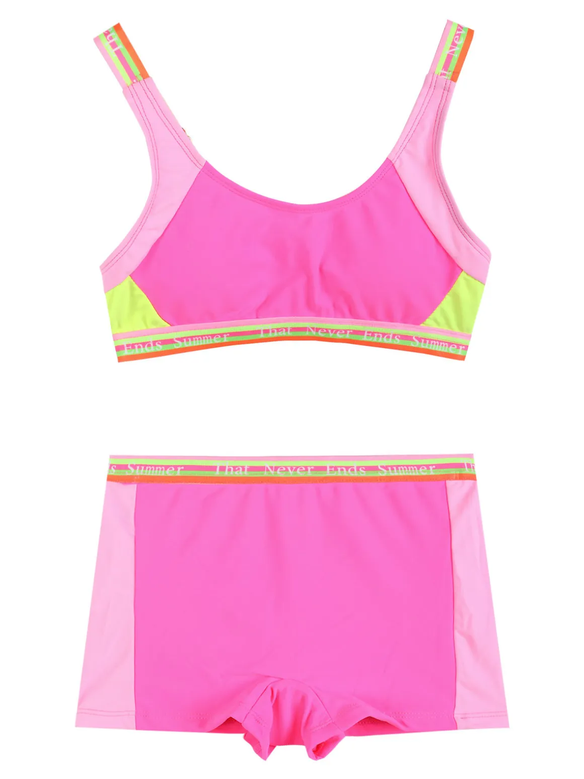 Yes! Do Kid'S Bikini da bambina a fascia con boxer
