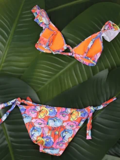 Yes! Do Kid'S Bikini da bambina floreale con volant