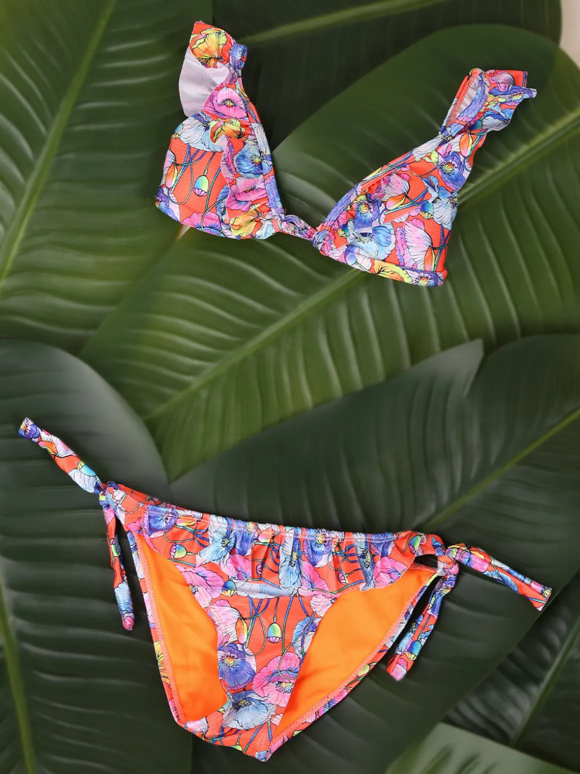Yes! Do Kid'S Bikini da bambina floreale con volant